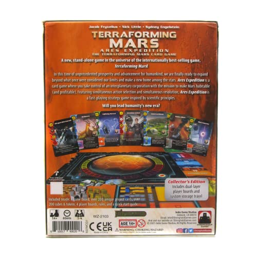 Stronghold Games | Terraforming Mars: Ares Expedition | Juego de Mesa | Edades 14+ | 1-4 Jugadores | 45-60 Minutos Jugando Tiempo