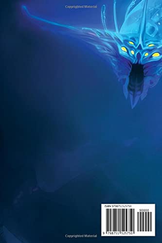 Subnautica Ghost Leviathan Notebook: - 110 Pages, In Lines, 6 x 9 Inches