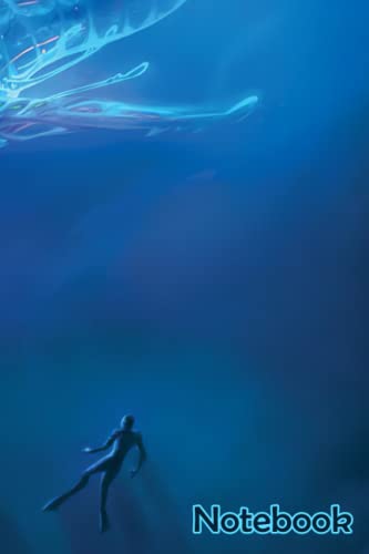 Subnautica Ghost Leviathan Notebook: - 110 Pages, In Lines, 6 x 9 Inches