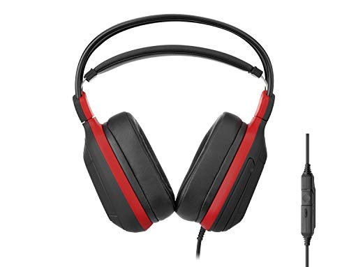 Subsonic - Auriculares para jugador con micrófono, Pro Gaming 50, esport rojo (PS4 Slim /Pro / Xbox One / PC / Nintendo Switch - esport rojo