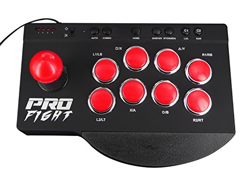 Subsonic - Pro Fight Arcade Stick (PS4, PS4 Slim, PS4 Pro, Xbox One, Xbox One S, PS3)