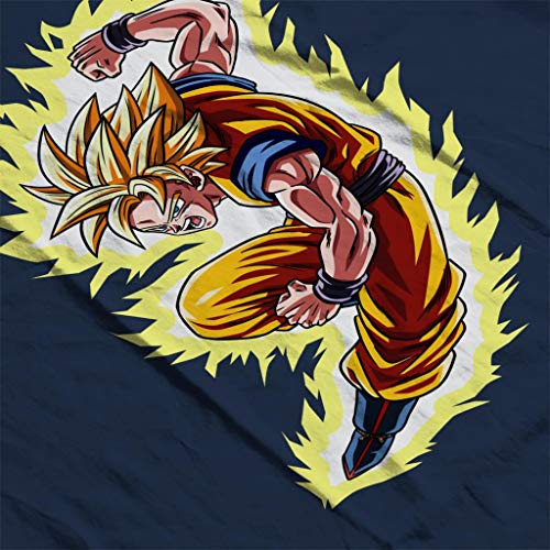 Sudadera con capucha para niños Goku War Dragon Ball Z azul marino 5-6 Años