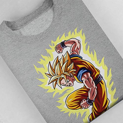 Sudadera para niños Goku War Dragon Ball Z gris 5-6 Años