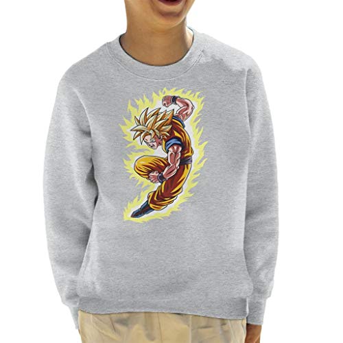 Sudadera para niños Goku War Dragon Ball Z gris 5-6 Años