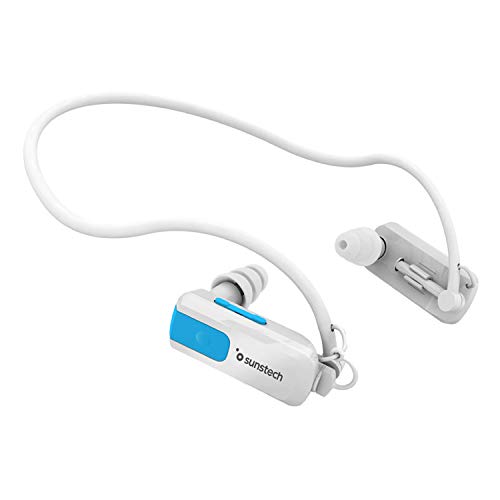 Sunstech TRITON4GBWHITE - Reproductor de MP3, resistente al agua, (4 GB de capacidad), color blanco