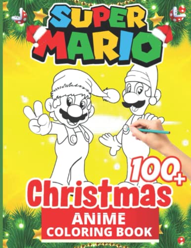 Supér Màrio Christmas Coloring Book: 50 Christmas Coloring Pages for Kids