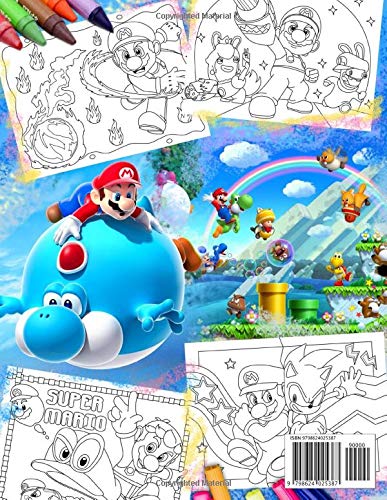 Super Mario Colouring Book: Mario Brothers Colouring Book With Exclusive Unofficial Images