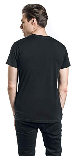 Super Mario Mario - Kanto Hombre Camiseta Negro M, 100% algodón, Vintage Regular