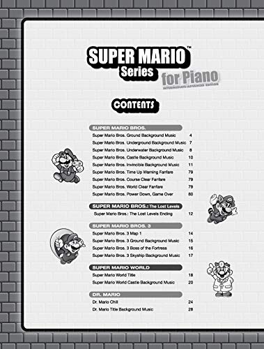 Super Mario Series: Intermediate--Advanced (PIANO)