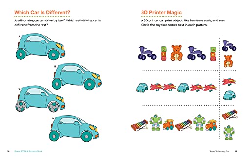 Super Steam Activity Book: Launch Learning with Fun Mazes, Dot-To-Dots, Search-The-Page Puzzles, and More!