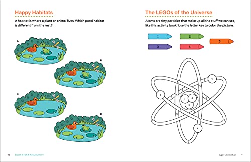 Super Steam Activity Book: Launch Learning with Fun Mazes, Dot-To-Dots, Search-The-Page Puzzles, and More!