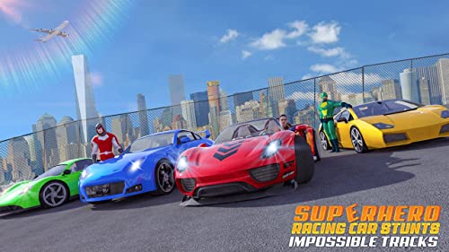 Superhéroe GT Carreras Car Stunts: Nuevos juegos de autos 2020