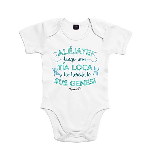 SUPERMOLON 8026 Body, Blanco, 6 Meses Unisex bebé