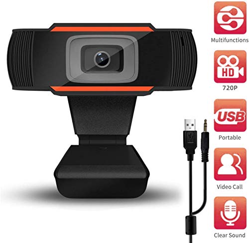 Supoggy Webcam para pc con Microfono/Webcam Portátil para PC/Cámara Web para Video Chat y Grabación, Compatible con Windows, Mac y Android
