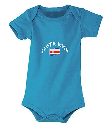 Supportershop – Costa Rica – Chándal y Conjunto de Deporte Unisex bebé, Costa Rica, Azul Agua, XL
