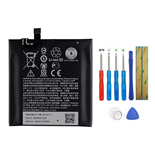 Swark Batería de repuesto B2PZM100 compatible con HTC Alpine, U Play, UPlay TD-LET, U Play TD-LTE Dual SIM con herramientas