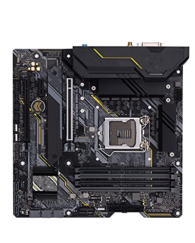 SYFANG Fit for ASUS TUF Gaming B460M-PLUS Placa Base WI-FI Apto para LGA 1200 DDR4 B460 Placa Base de computadora Placa Base ATX(Color:A)