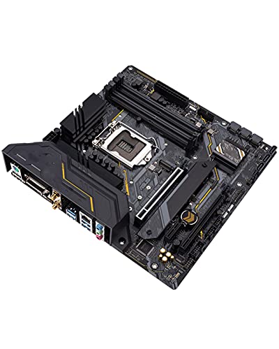 SYFANG Fit for ASUS TUF Gaming B460M-PLUS Placa Base WI-FI Apto para LGA 1200 DDR4 B460 Placa Base de computadora Placa Base ATX(Color:A)