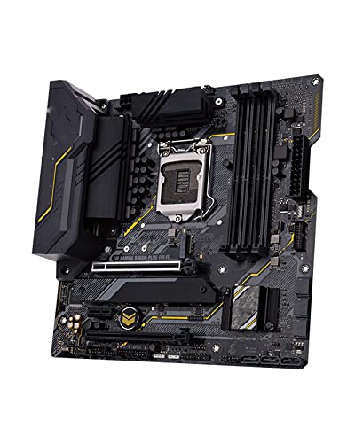 SYFANG Fit for ASUS TUF Gaming B460M-PLUS Placa Base WI-FI Apto para LGA 1200 DDR4 B460 Placa Base de computadora Placa Base ATX(Color:A)