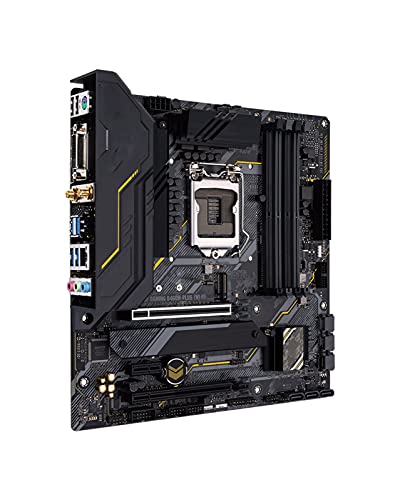 SYFANG Fit for ASUS TUF Gaming B460M-PLUS Placa Base WI-FI Apto para LGA 1200 DDR4 B460 Placa Base de computadora Placa Base ATX(Color:A)