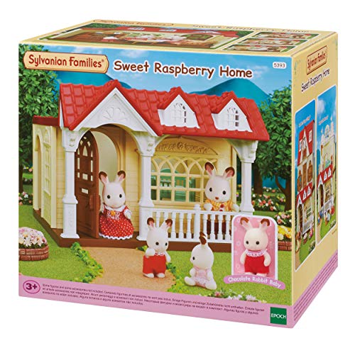SYLVANIAN FAMILIES- Sweet Raspberry Home Dulce Casita de Las Frambuesas, Multicolor (EPOCH 05393)