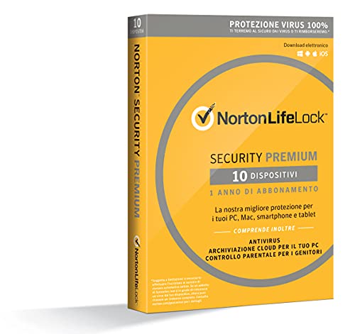 Symantec Norton Security Premium 3.0 Full license 1usuario(s) 1año(s) Italiano - Seguridad y antivirus (Caja, Full license, 1 año(s), Android, iOS, Italiano)