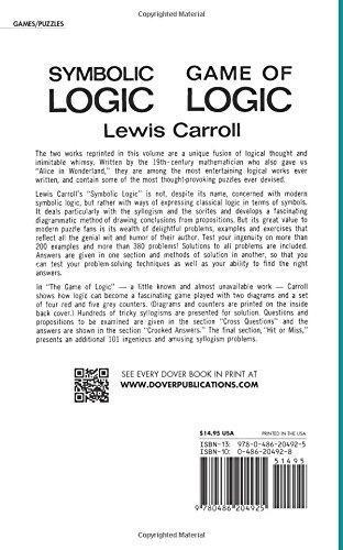 Symbolic Logic and the Game of Logic (Dover Recreational Math)