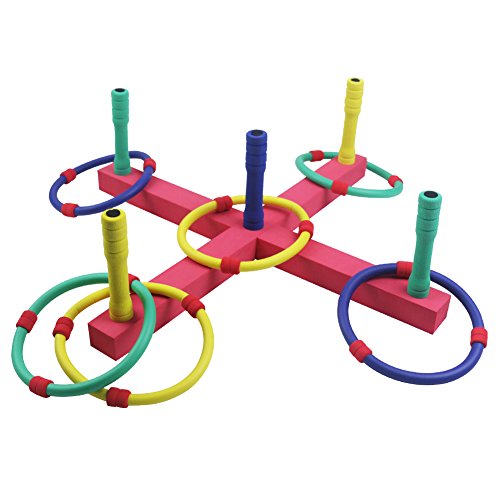 Symiu Lanzamiento de Anillas Juego de Punteria Interior o al Aire Libre Juguetes Playa Jardin Juguetes para Ninos 3 4 5 6
