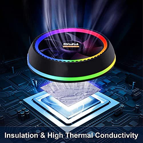 SYY Pasta Térmica 15.7 W/MK, 2g Thermal Paste de CPU para IC/Procesador/CPU/Todos los Enfriadores con Alto Rendimiento a Base de Carbono, Material de Interfaz Térmica
