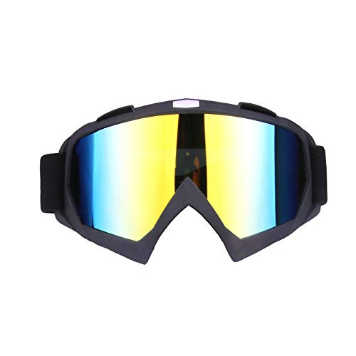 T-ara Ciencia más reciente Gafas de esquí Gafas de snowboard Eyewear Anti-UV Gafas para motocicletas Motocross Red Lens Cómodo de llevar (Color : Fluorescent Green)