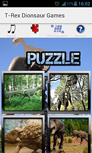 T-Rex games juegos de dino para niños gratis: dinosaurios jurásicos, rompecabezas, juegos de combinación y sonidos