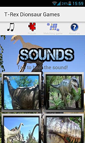 T-Rex games juegos de dino para niños gratis: dinosaurios jurásicos, rompecabezas, juegos de combinación y sonidos