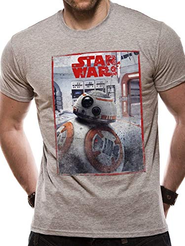 T-Shirt (Unisex-M) Bb8 Reveal (Grey)