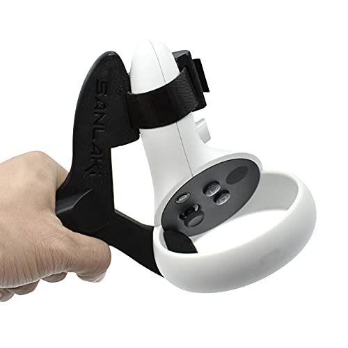 Table Tennis Paddle Grip Manija Para Oculus Quest 2, Controladores Táctiles Playing Eleven VR Game Racket Grip, Anillo De Protección Protector De Una Sola Manija (1pc, No 1 Par)