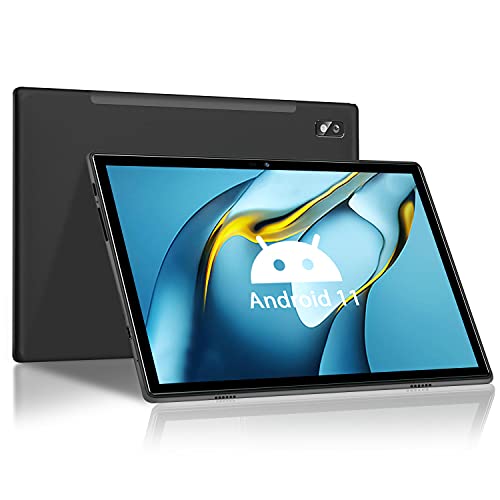 Tablet 10.1 Pulgadas DUODUOGO Android 11 Tableta PC Ultrar-Rápido, 5G WiFi, Octa-Core 2.0 GHz 6GB + 64GB (TF 512GB), 4G Dual SIM/SD,FHD 1920x1200 / 5+8MP Cámara/Bluetooth 5.0 / GPS/Type-C - Negro