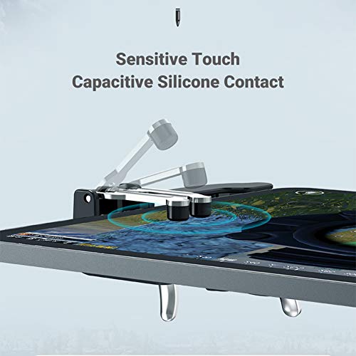 Tablet Gatillo Controlador de Juego Universal Gamepad 4 Disparadores Triggers Joystick de Disparo y apuntar Botones L1R1 L2R2 Grip Mando para Tableta Android e iOS Samsung Huawei iPad