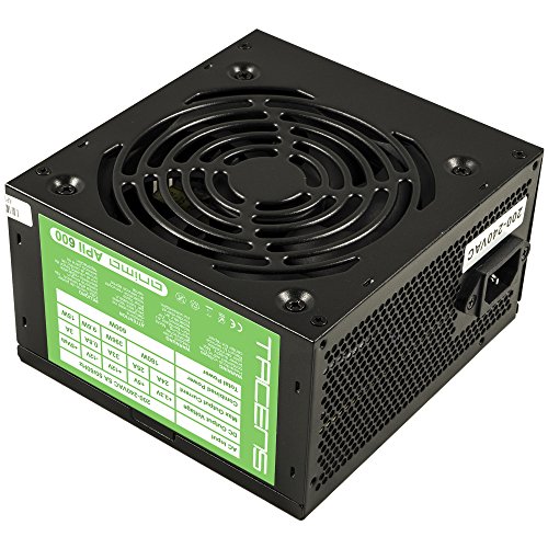 Tacens Anima APII600, Fuente PC 600W, ATX 12V, 14dB, PFC Activo, Negro