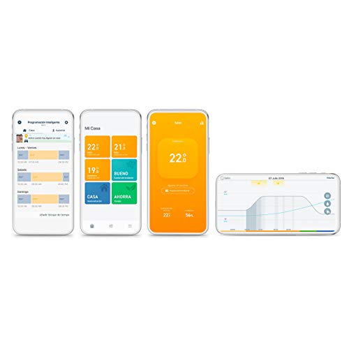 tado° Kit de Inicio - Termostato Inteligente Inalámbrico V3+ Base ad hoc incluida – Control inteligente de calefacción, Designed in Germany, trabaja con Alexa, Siri & Asistente de Google