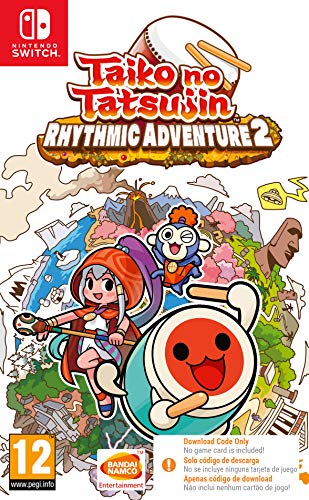 Taiko No Tatsujin Rhythmic Adventure 2 Nintendo Switch Game [Code in a Box]