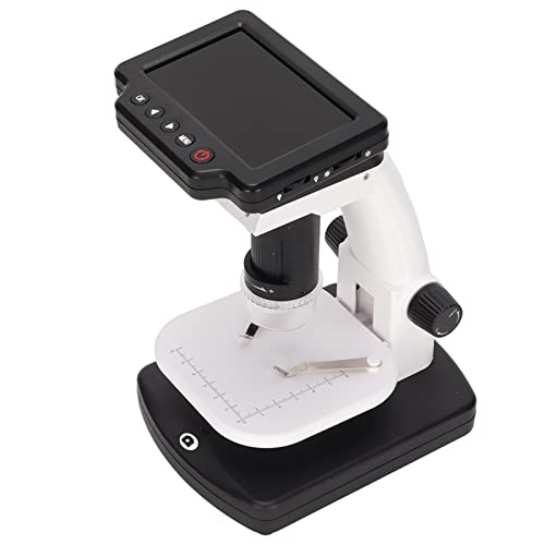 Talany Microscopio LCD, Microscopio Digital PC con Pantalla de 4 Pulgadas con Soporte Ajustable para Observación de Plantas(#1)