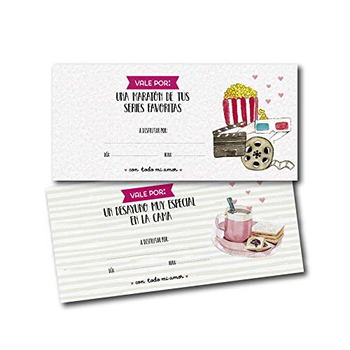 Talonario 20 vales románticos - Te Amo con todo mi corazón