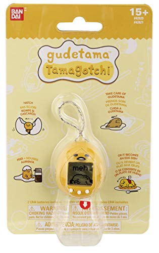 TAMAGOTCHI-Bandai Virtual Gudetama-Amarillo-Mascotas electrónicas, Color 42821