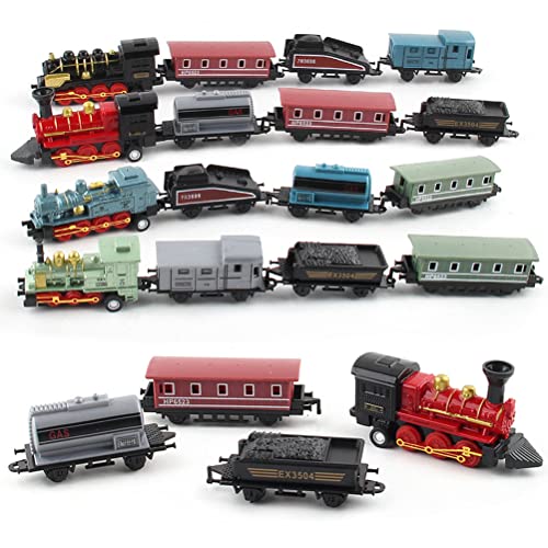 TangYang Juguetes Modelo de Tren para niños y niñas, Kit de Juguete de Tren de Vapor Retro de simulación, Juguetes de Modelo de Tren de Vapor de simulación de Retroceso, Regalo para niños pequeños