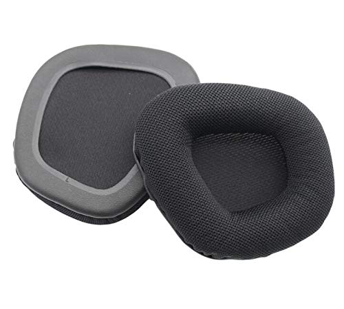 Taoricen Reemplazo de Espuma viscoelástica y Tela de Malla para Almohadillas para los oídos para Corsair Void y Corsair Void Pro RGB cableado/inalámbrico Auriculares para Juegos