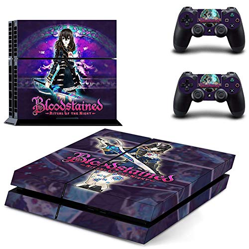 TAOSENG Bloodstained Ritual of The Night Ps4 Skin Sticker Decal For Playstation 4 Console and 2 Controller Skin Ps4 Sticker Vinyl