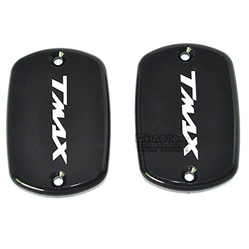 Tapas de aceite de la motocicleta CNC Tapa del tanque del tanque del líquido de frenos del tanque de líquido de freno Tapa para Yamaha T-MAX 500 2008-2011 T-MAX 530 2012-2016