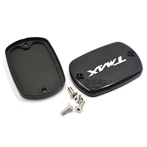 Tapas de aceite de la motocicleta CNC Tapa del tanque del tanque del líquido de frenos del tanque de líquido de freno Tapa para Yamaha T-MAX 500 2008-2011 T-MAX 530 2012-2016