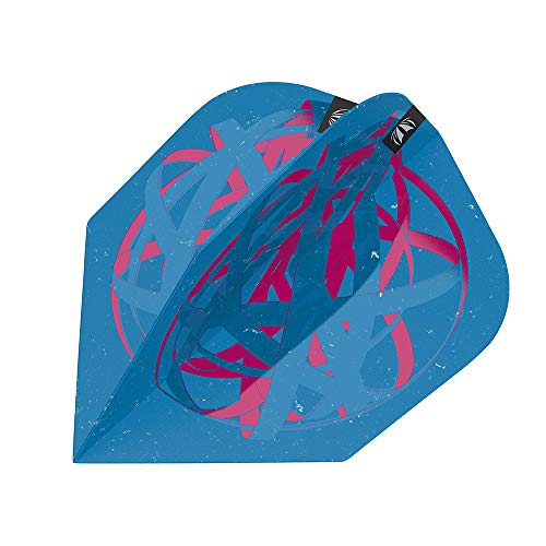 Target Darts Soft Tip Darts Orb 12 22G 80% Tungsteno Punta Suave Dardos Set, Unisex, Plata, Azul y Rosa, 22 g