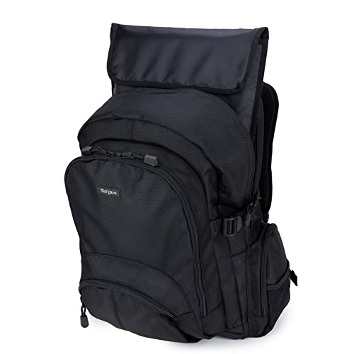 Targus Classic Mochila para portátil – Mochila de Oficina con Compartimento extraíble de 15,6" para el portátil – Mochila para Ordenador Funcional – Negro, CN600