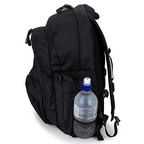 Targus Classic Mochila para portátil – Mochila de Oficina con Compartimento extraíble de 15,6" para el portátil – Mochila para Ordenador Funcional – Negro, CN600